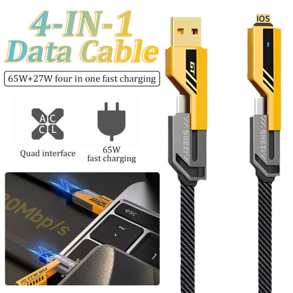 FAST CHARGING 4 EN 1 65W Y 27W